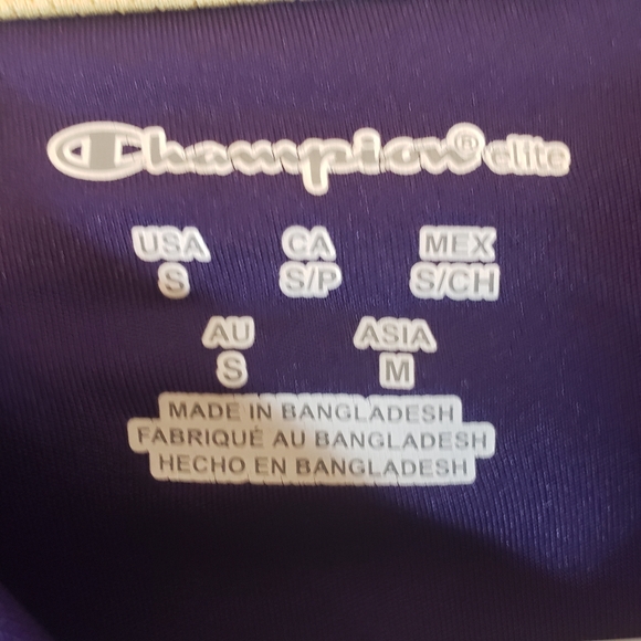 2/$15 Washington Huskies Champion elite Long Sleeve Shirt Men's Size S - Picture 4 of 4